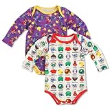 ブーフーウー SUPER BOO HOMES BOO/オールスター柄&マッシュdeシュ柄 ロングスリーブロンパース(2P) 90cm NA コットン95%・ポリウレタン5% 0742704