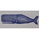 Paragon Decor Well O Whale壁アート 2"D x 48"W x 22"H ブルー 9095