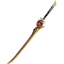 Amazon.co.jp: 【Azuiblc】原神 片手剣 有楽御簾切 千織 106CM 武器 PU