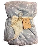 Mon Lapin Baby Boy Blue Elephant Blanket [並行輸入品]