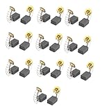 XDiscount カーボンブラシ スプリングタイプ 電動アングルグラインダー 電動工具 12mmx9mmx6mm 20個入
