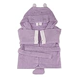 Dovewill 赤ちゃん　　ドレッシング　ガウン　　かわいい　　フード付き　　バスローブ　　タオル　　動物　　エコフレンドリー　　全6スタイル - カバ