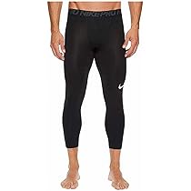 Amazon | Nike Men's Pro 3qt Tight (Black/Anthracite/White