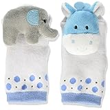grow baby ラトル・ソックス ゾウ・ウシ 7cm ~ 12cm 綿、ポリエステル 23022