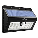 Litom 20 LED Bright Solar Lights Outdoor Garden Motion Activated Solar Power Lights For Patio Fencin