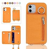 Carambola iphone15ケース ショルダー カード収納 背面 取り外し 財布型 スマホケース ショルダー タイプ リング付き コ