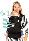 SIX-Position, 360? Ergonomic Baby & Child Carrier by LILLEbaby - The COMPLETE Airflow (Black) by Lil