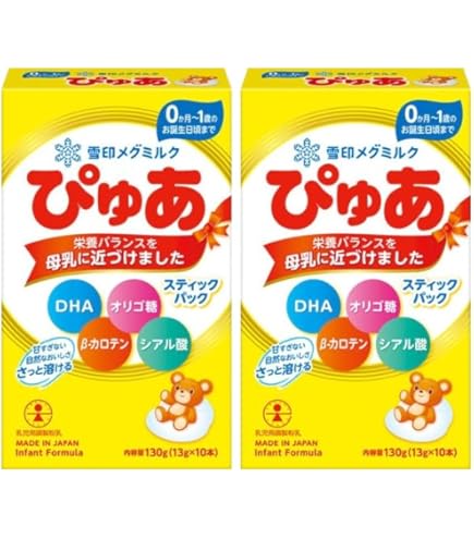 Amazon.co.jp: 【4缶にスティック20本付】雪印メグミルクぴゅあ 820g×4