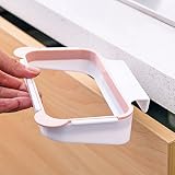 キッチン吊り下げラックGarbageホルダー、Woopower Hangingキッチン食器棚キャビネットテールゲートスタンドストレージゴミ袋ホルダーごみラックハンドバッグ レッド
