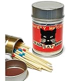 ナカムラマッチ レトロラベル缶マッチ・猫シリーズ001