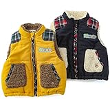 Piccolo (ピッコロ) ベスト (80～95cm) キムラタンの子供服 (34411-184) イエロー 95