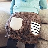 ファムベリー　かぼちゃパンツ (ショコラ(ボア素材))