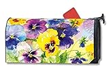 MailWraps Mixed Pansies Mailbox Cover #01077 [並行輸入品]