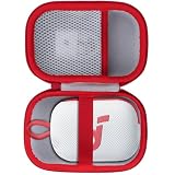 Lebakort収納ケースに適合するAnker Soundcore Select 4 Go スピーカー(ホワイト + レッド ケース)