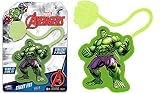 JA-RU マーベル スパイダーマン & ハルク スティッキーハンド ストレッチ スナップ おもちゃ (1 ハルクパック) スーパーヒーロー ストレッチハンド バルク 誕生日 おもちゃ 用品 子供用 ピニャータ フィラー ストッキング 詰め物 B-6809-1