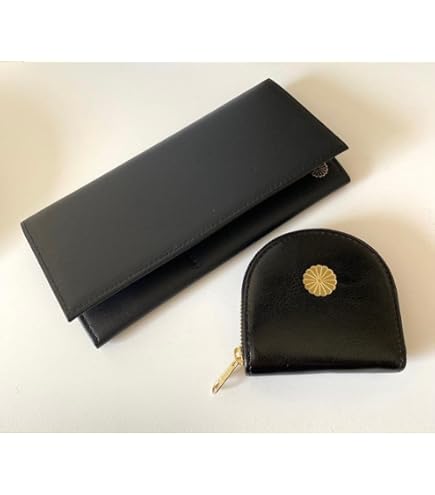 Amazon.co.jp: 皇居 牛革 長財布 黒 皇居売店 お財布 : ファッション