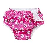 アイプレイ 水着 スイムパンツ ベビー 水遊びパンツ (サイズ：6m、カラー：Hot Pink Stripe Flower） iplay [並行輸入品]