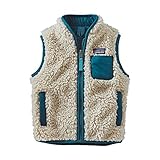 (パタゴニア)patagonia Baby Retro-X Vest 61035 Natural w/Deep Sea Blue (NTDS) 2T