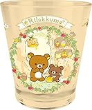 ティーズファクトリー リラックマ カラークリスタルカップ 花散らし柄 アクリルカップ RK-5526226 HC 073689