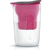 ブリタ 浄水器 ポット 浄水部容量:1.0L(全容量:1.5L) ファン ピンク マクストラプラス カートリッジ 1個付き 【日本正規品】 塩素 水垢 不純物 除去