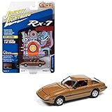 Johnny Lightning 1/64 マツダ RX-7 1981 マヤゴールド メタリック ロータリー MAZDA RX7 MAYA GOLD METALLIC JLSP191B [並行輸入品]