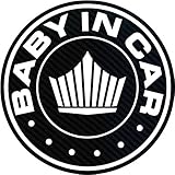 BABY IN CARマグネット（ホワイト）