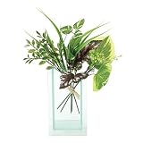 観葉植物 造花 「ミックスグリーン 34cm」 光触媒(空気清浄) インテリアグリーン 鉢植え
