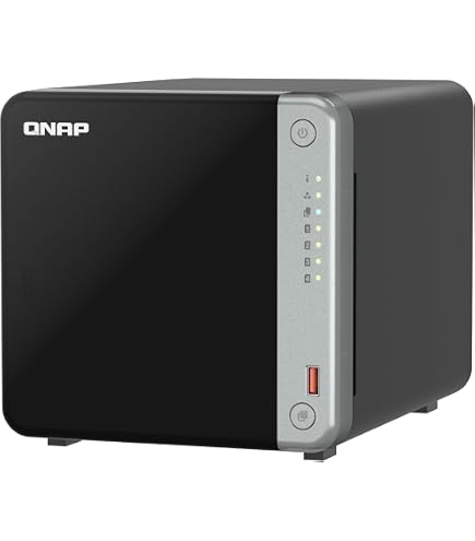 QNAP NAS-473eG 4ベイ NAS 本体 QNAP TS-473A-8G-US 4 Bay Desktop NAS | AMD Ryzen 4-Core CPU, 8GB