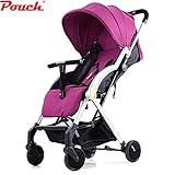 5.3kg 幼児ベビーカー, 多機能の 軽量傘の車, 乳母車, 四輪サスペンション スタイリッシュなシンプルさ (PURPLE)
