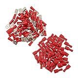 Sedeta® 50pairレッドスペード電気圧着ワイヤケーブルコネクタ端子