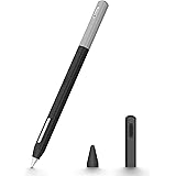 ESR Apple pencil ケース タッチペンカバー アップルペンシル第2世代対応 アップルペンシル カバー シリコン製 滑り止め 薄型 落下保護 握りやすい ブラック