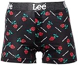 [リー] アンダーウェア ローズボクサーパンツ メンズ ローズ-ブラック メンズL