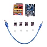 Baoblaze Arduino対応　USB　CNC　シールド　V3　拡張ボード　+　DRV8825　互換　ステップスティック　ドライバ　+ 　UNO R3　