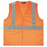 ERB 61436 S362 Class 2 Economy Mesh Safety Vest Orange 2X-Large [並行輸入品]