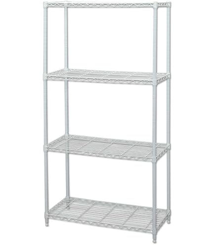Amazon｜ラック メタルラック 本体 幅91×奥行46×高さ151cm 4段 耐荷重 