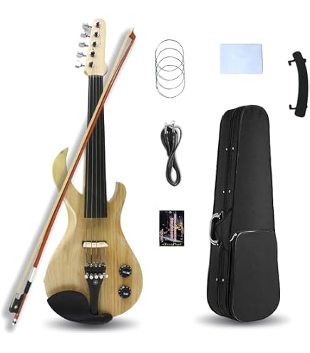 Amazon | Yinfente 4/4 violin 5 string Electric violin Full size