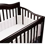 安全ベビーベッドガード（バンパー） Saftey Crib Bumper - Fits All Cribs - White