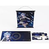 HY TE「星街すいせい」コラボ キーキャップ＆マウスパッドセット HY TE Hoshimachi Suisei Keycap + Mouse Pad (初回限定版) タペストリー付 正規品