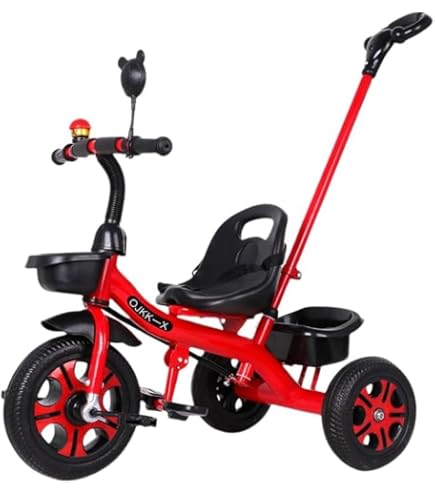 木製三輪車 クッション付き 楽天市場】三輪車 おしゃれ 折りたたみ かじとり 安全 押し棒
