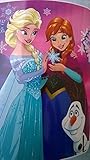Disney Frozen Elsa Anna Olaf Oversize Silk Touch Throw [並行輸入品]