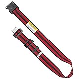 タジマ 安全帯 胴ベルトWL145 ボーダー赤 長さ145cm WL145-BRE [落下防止 電気工事 高所での安全作業]