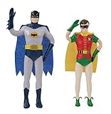 Batman 1966 Classic TV Series Batman and Robin Bendable Poseable Set