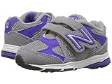 (ニューバランスクラシックス)New Balance Classics キッズランニングシューズ・・スニーカー・靴 KV888v1 (Infant/Toddler) Grey/Purple 7 Tod