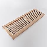 Welland ®レッドオークHardwood登録冷気戻り壁Vent Unfinished 8" x 36" RO-0836-CAR