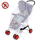 ベビーカー虫除けネット ベビーカー蚊帳 ベビーカー用カバー 通気 赤ちゃんを虫から守る 害虫侵入を防ぐ