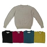 子供服 ベビー服 出産祝い セーター ニット キッズブロックチェックセーター WKA-511(サンド 130)