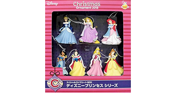 Amazon C ディズニープリンセスシリーズ スペシャルコンプリートbox Happyくじ ディズニークリスマスオーナメント2018 人形 動物 おもちゃ