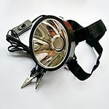 Adsled 8W 6v 12v 24v Led Headlamp Hunting Fishing Hunting External Power Dc Power Headlight Glare by