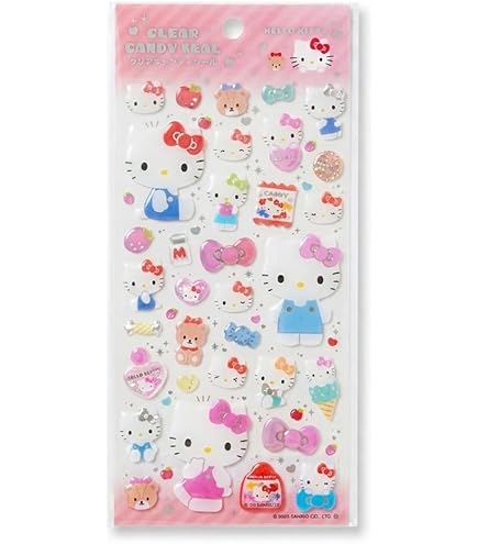 Amazon.co.jp: ハローキティ[シールシート]エポキシステッカー/ミルク