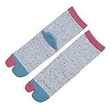 (靴下屋)kutsushitaya キッズ ネップカラフル足袋ソックス19〜21cm オフホワイト